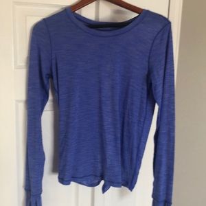 Lululemon long sleeve open/tie back